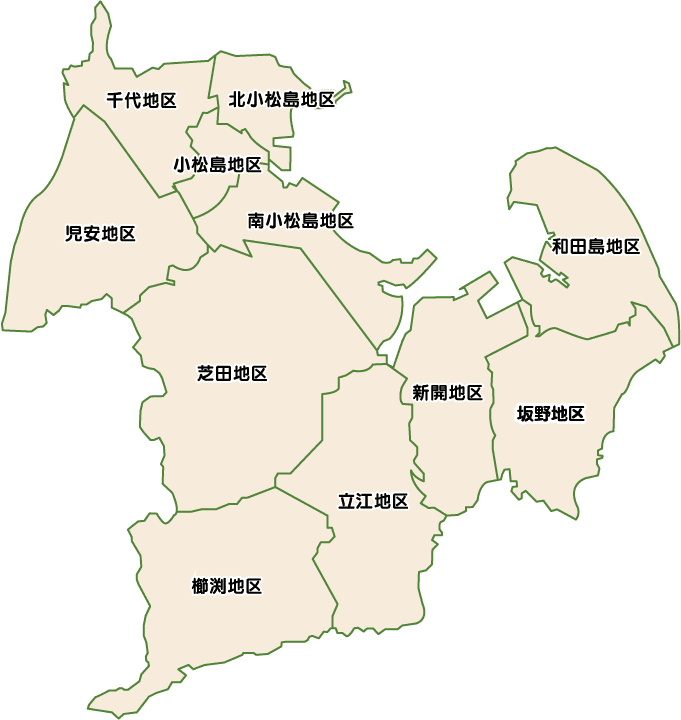 地区分布図
